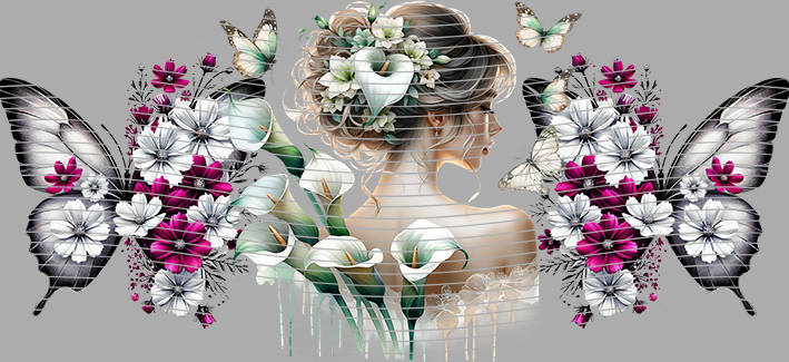 16oz Sunflower Girl-SU-278